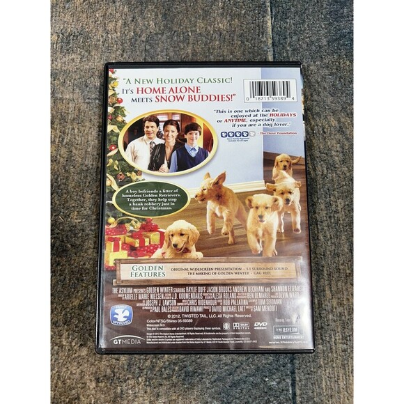 Golden Winter (DVD, 2013) Golden Retriever Puppy Movie! - Picture 4 of 4